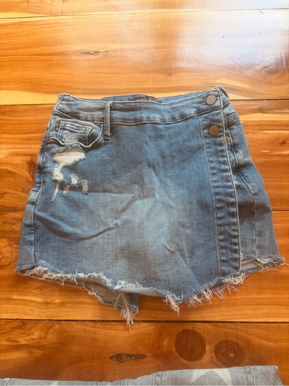 Judy Blue Light Blue Denim Skort, Size XS/S, Super Cute! 🩵🩵🩵